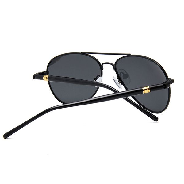 lantzena 2020 alloy men polarized sunglasses metal frame quality oversized spring glasses pilot male sun glasses driving eyewear, White;black